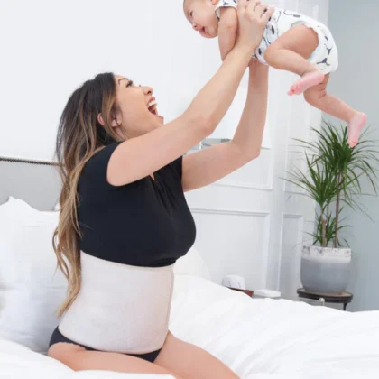 After Pregnancy & C Section Recovery Belt | Postpartum Belt for Belly Fat, Loose Skin, Lower Abdominal Body Shaping & Toning (Waist Belt)