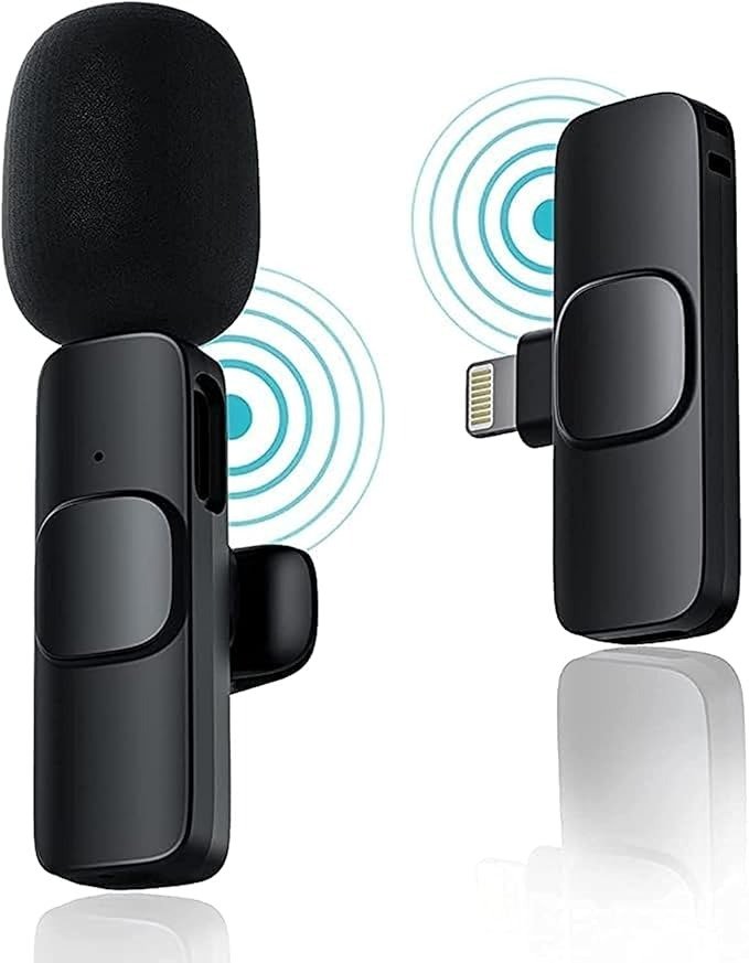 WIRELESS MIC K9 Single Microphone Mic Plug & Play USB Type C Plug Wireless Lavalier Microphone - Image 2