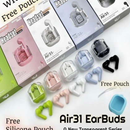 3.1 Professional Air 31 Tws Transparent Earbuds Bluetooth 5.3v (random color )