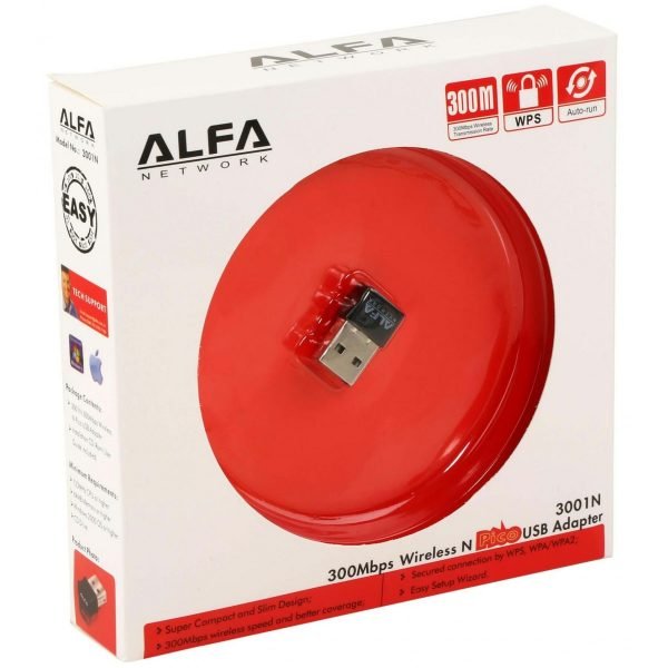 Alfa Wifi Usb Adapter Mini 300 Mbps - Image 4