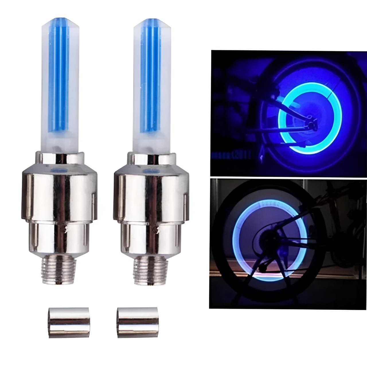 Pack of 2 Car Wheel LED Light And Motorcycle Bike Light Wheel Light | Led neon light (Random Color) - Image 5