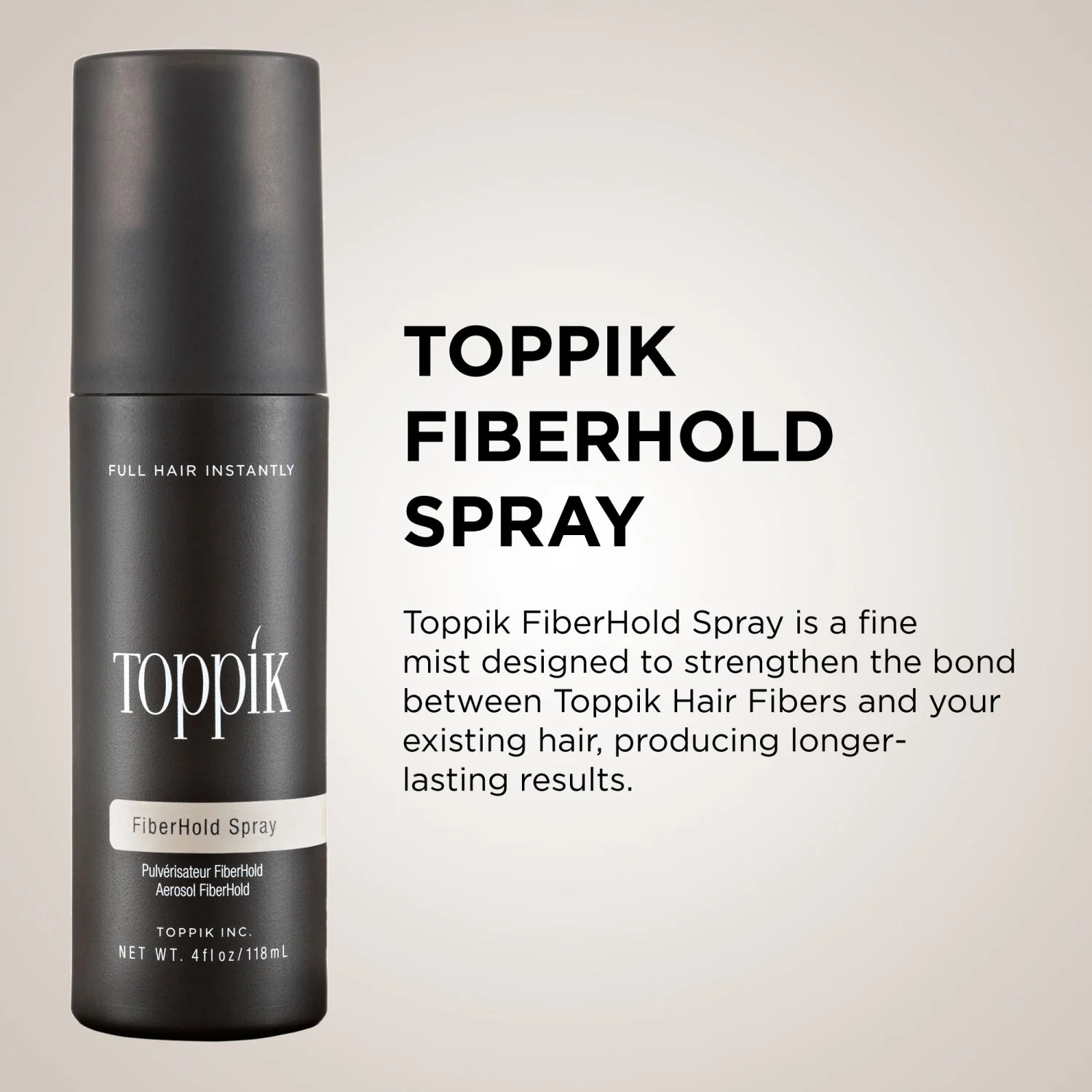 Toppik Fiber Hold Spray, Instant Fuller Looking Hair - Image 2